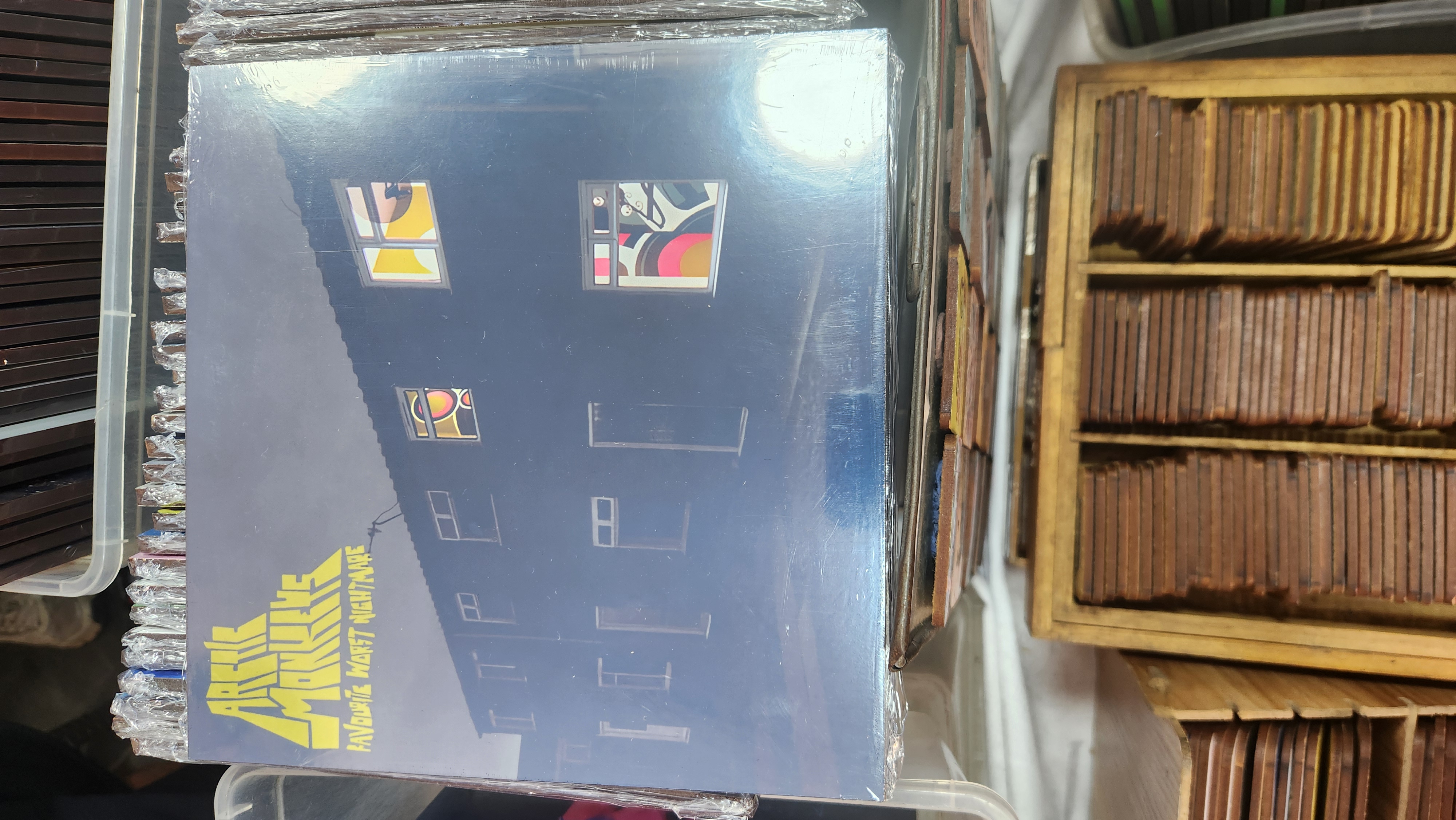 Cuadro de portada de album