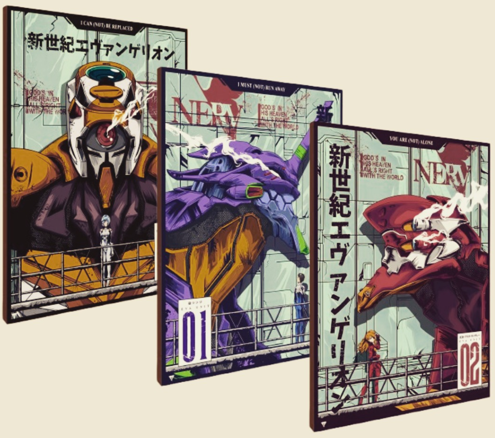 Pack Pósteres de Evangelion